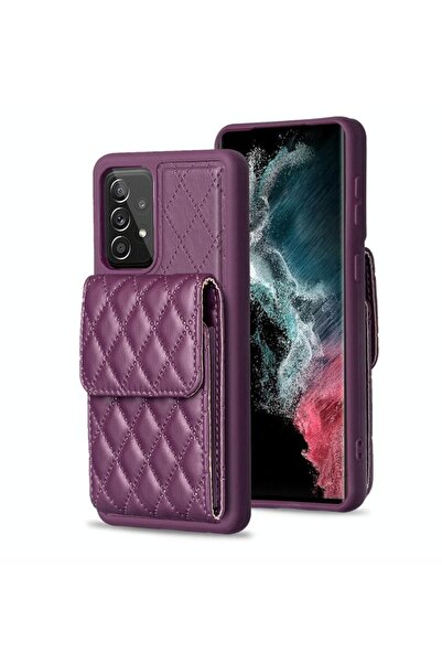 sscase Vertical Wallet Θήκη Σιλικόνης με Λουράκι Dark Purple (Samsung Galaxy ...