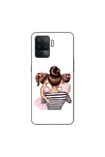 OEM Case compatible with Oppo Reno5 Lite Silicone Gel Tpu Model Mom and Girls