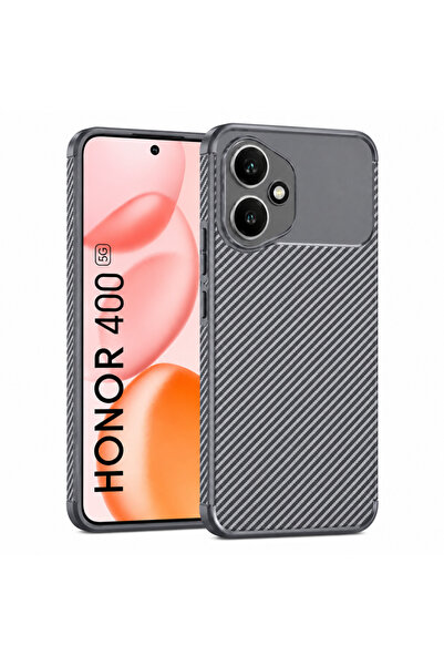 UnDePlus Huawei Honor 400 Kılıf Karbon Silikon Case