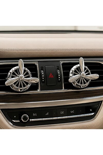 Auto Family FZE مجموعة مشابك معطر هواء فاخرة للسيارة مكونة من قطعتين - معطر ج...