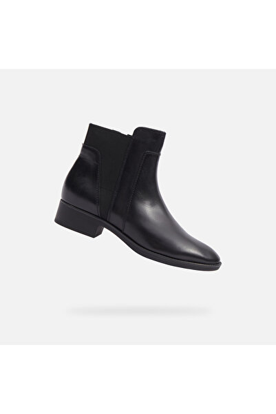 Geox Pantofi negri de damă până la gleznă Felicity