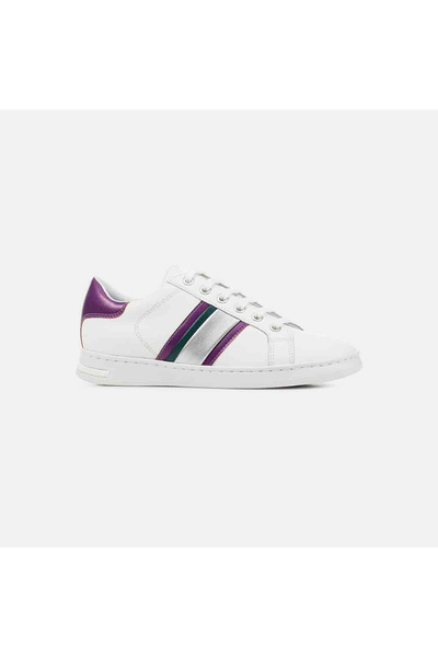 Geox Adidași albi de damă Spherica EC4.1 B