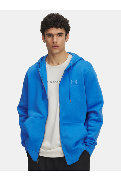Under Armour Hanorac bărbătesc UA Icon Fleece FZ Hood-BLU