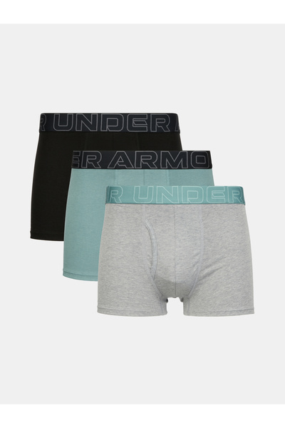 Under Armour Boxeri bărbați M UA Perf Cotton 3in - Pachet de 3