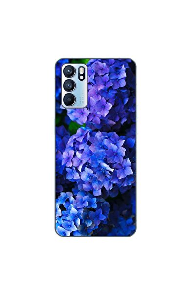 OEM Husa compatibila cu Oppo Reno6 5G Silicon Gel Tpu Model Hortensii
