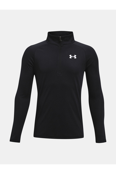 Under Armour Tricou UA Tech 2.0 1/2 Zip-BLK