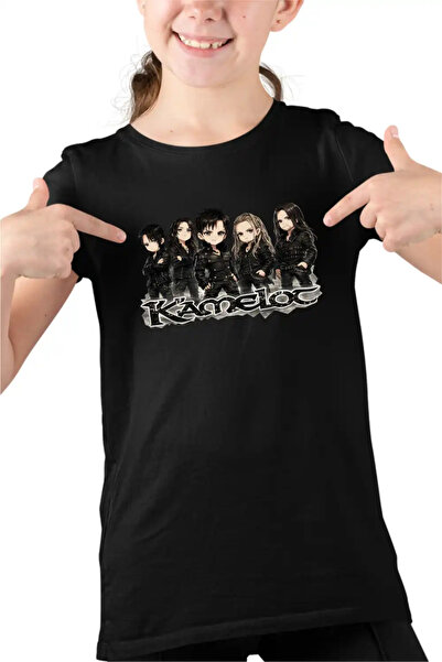 OEM Детска тениска за момичета Kamelot Rock Band
