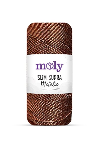 Moly Slim Supra Metallic | Col. No: 1005 | İnce Metalik İplik 200 gr
