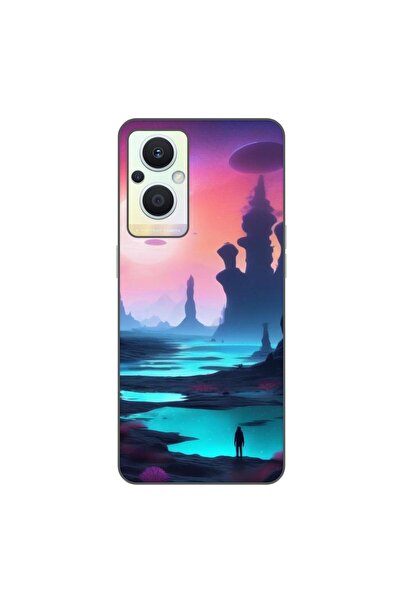 OEM Θήκη συμβατή με Oppo Reno7 Lite Σιλικόνης Gel TPU Μοντέλο Mystic Planet