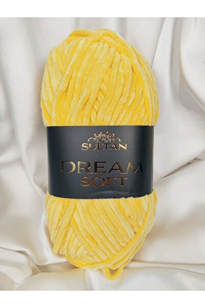 Sultan Dream Soft Velvet Ανοιχτό Κίτρινο Νήμα Πλεξίματος στο χέρι 100γρ. 120 ...