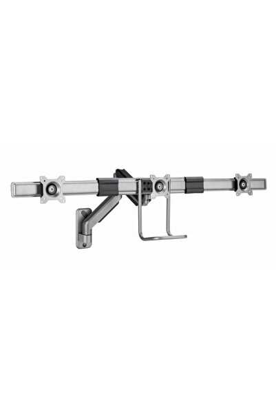 Gembird MA-WA3-01 Стойка за стена за 3 монитора, 17-27 инча, 18 кг, VESA 75x7...