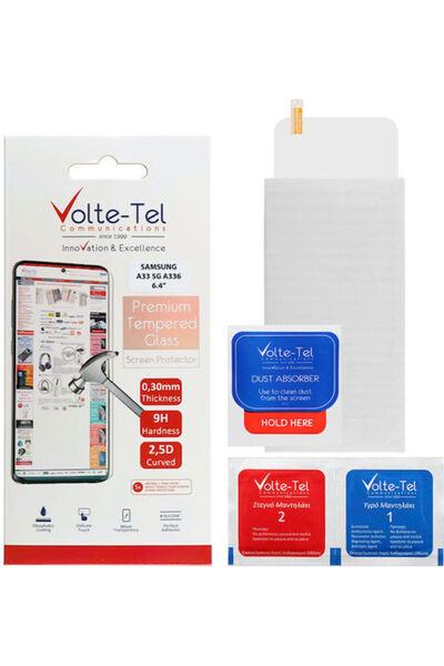 Other Volte-Tel 2.5D 0.30mm Πλήρης Κόλλα Πλήρης Κάλυψη Σκληρυμένο Γυαλί (Moto...