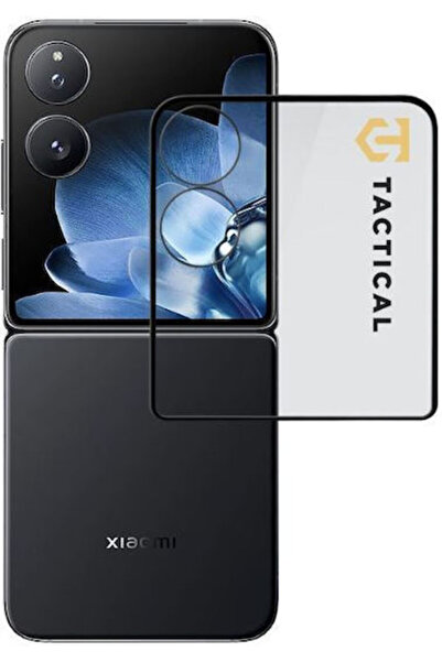 Tactical 5D 0.33mm Σκληρυμένο Γυαλί Μαύρο (Xiaomi Mix Flip)
