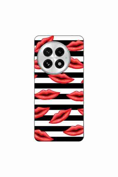 OEM Калъф, съвместим с OnePlus 13, силиконов гел TPU, с шарка на райета и цел...