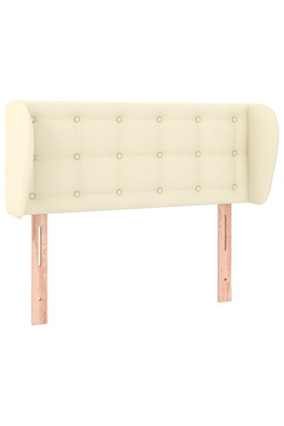vidaxl Cream headboard with wings 93x23x78/88 cm eco- Leather