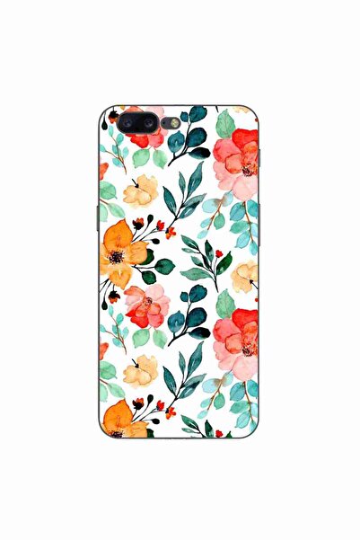 OEM Husa compatibila cu OnePlus 5 Silicon Gel Tpu Model Painted Flowers