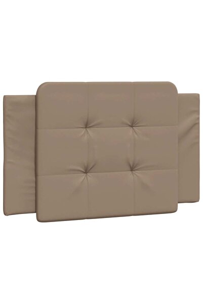vidaxl Pernă pentru tăblie pat, Zadar, cappuccino, 90 cm, piele artificială