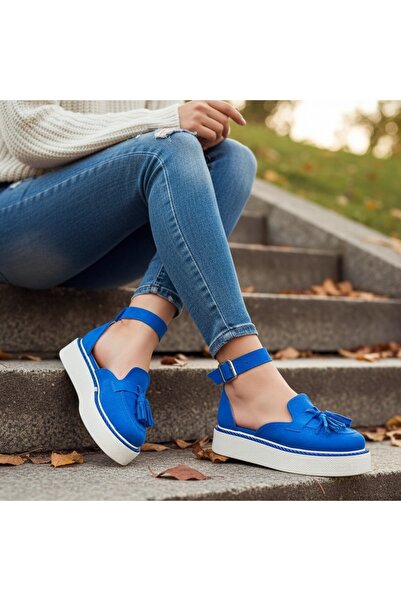 Tress Fashion Μπλε Casual Παπούτσια Μοντέλο - Amy PN