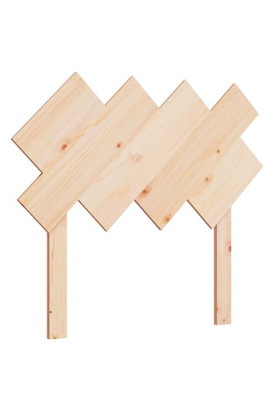 vidaxl Bedside table, 92x3x81 cm, solid pine wood