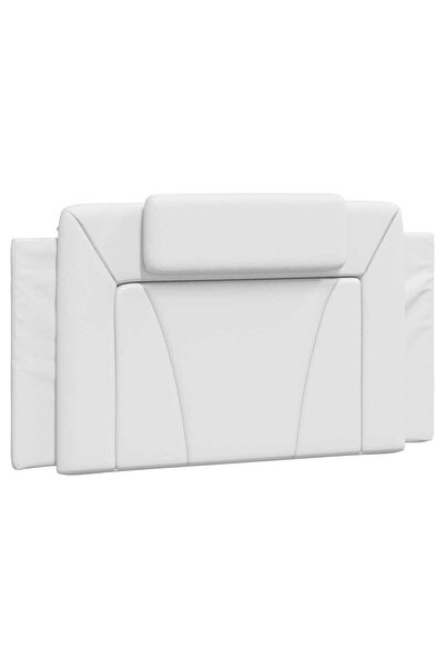 vidaxl Headboard Pillow , Viana, white, 100 cm, artificial Leather