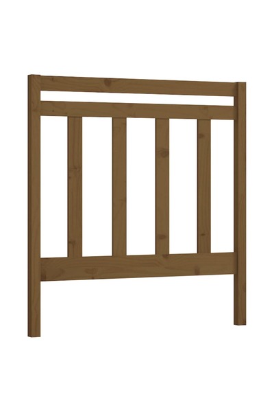 vidaxl Tăblie de pat, maro miere, 95x4x100 cm, lemn masiv de pin