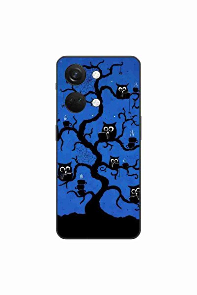 OEM Husa compatibila cu OnePlus Nord 3 Silicon Gel Tpu Model Halloween Tree Owls