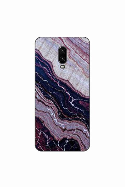 OEM Husa compatibila cu OnePlus 6T Silicon Gel Tpu Model Amethyst Sand Marble