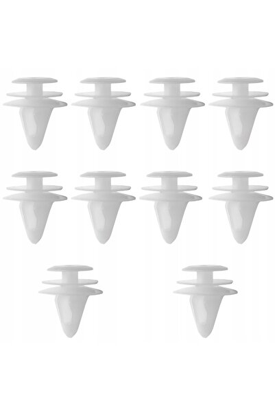 OEM Set 10 garnituri tapiterie usa, Compatibil cu Opel Astra/Vectra/Corsa, Alb