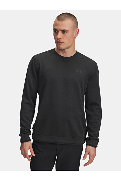 Under Armour Hanorac bărbătesc UA M din fleece cu guler rotund - negru