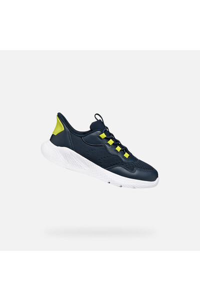 Geox Tenisi de băieți albastru închis Sprintye Fast in