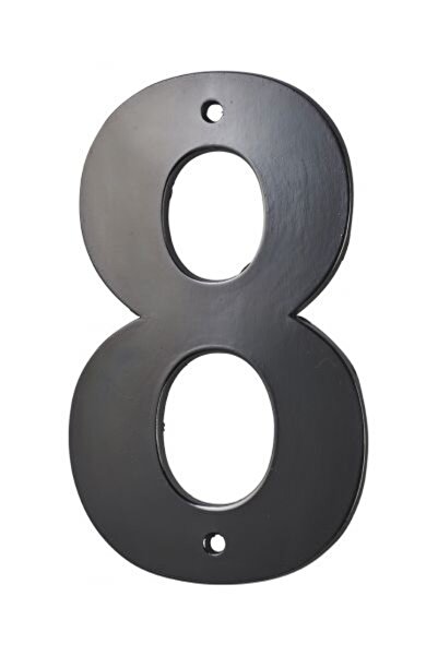 THIRARD Numărul "8" înălțime 80 mm - cu filet