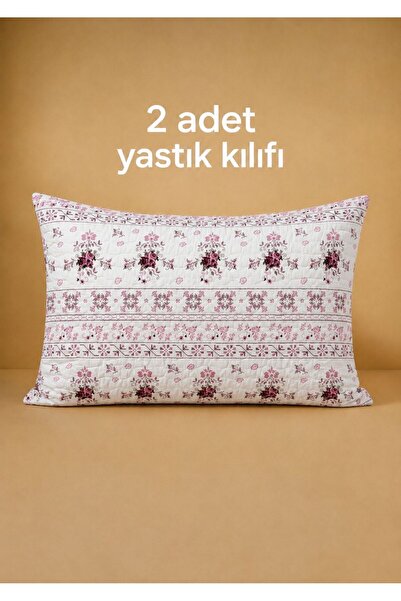 meressa home Pillowcase 2 Pieces Cotton Lining 50X70 cm Liquid Proof