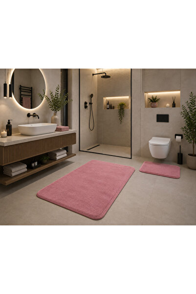 OEM Deluxe Bath Mat Set Pink