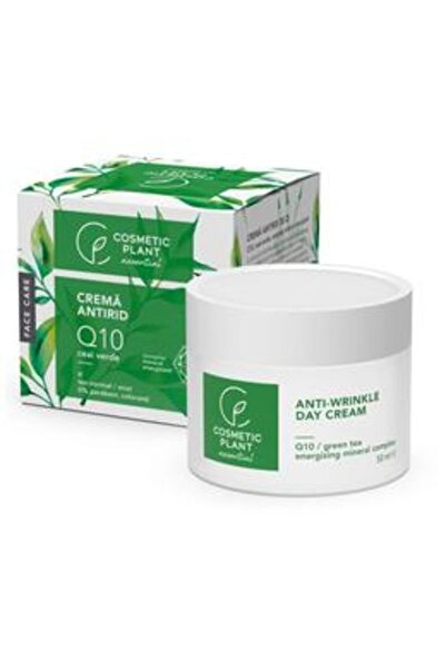 Cosmetic Plant Anti-Wrinkle Day Cream Q10 + Green Tea Cosmetic Plant, 50ml