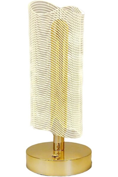 Generic Romantic LED Acrylic Table Lamp – USB Rechargeable, Touch Dimmable 3C...
