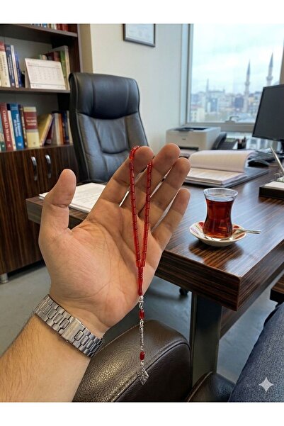 Tesbihcim Çeken Bilir Bilek Boy Toz Kehribar Tesbih