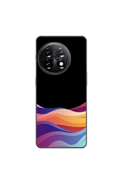 OEM Husa compatibila cu OnePlus 11 Silicon Gel Tpu Model Neon Waves