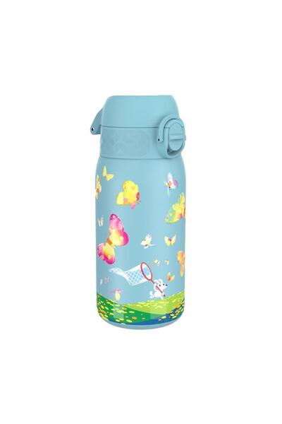 Ion8 Kids Stainless Steel Water Bottle, 320ml, Butterflies