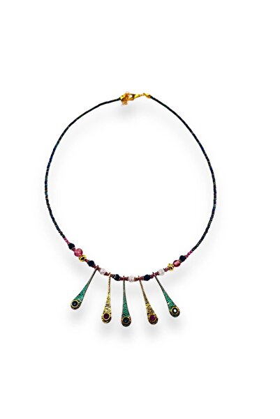 Bozhi Necklace Glass Beads Luminous Style