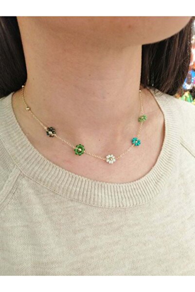 Bozhi Necklace Glass Beads Elegant Gift