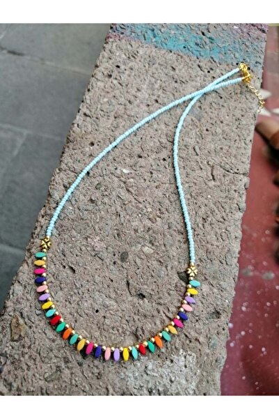 Bozhi Necklace Glass Beads Business Woman Style
