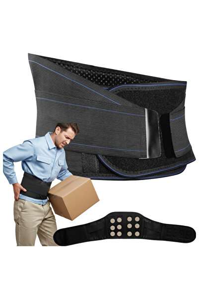 Mardil Centură magnetică de susținere lombară cu 24 de magneți, XXL 95-120 cm...