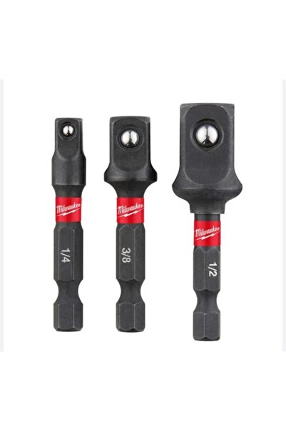 Milwaukee Shockwave Impact Duty 3 Parça Hex Lokma Adaptör Seti