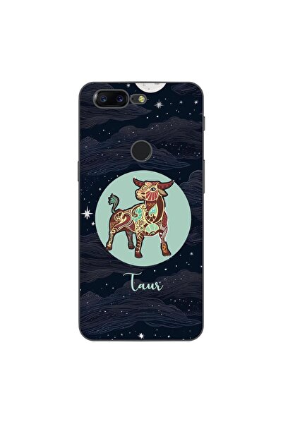 OEM Case compatible with OnePlus 5T Silicone Gel Tpu Taurus Horoscope Pattern