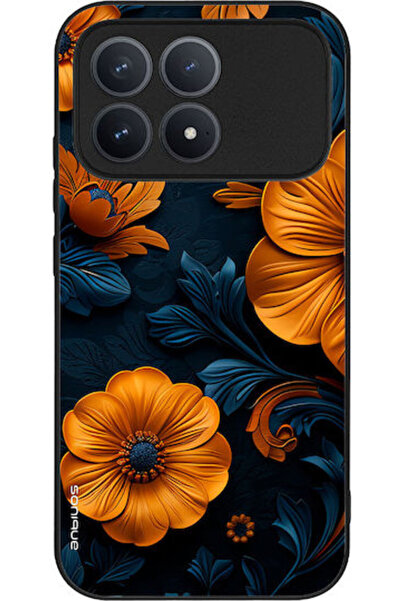 Other Θήκη Sonique Σειρά 3D Λουλούδια Xiaomi Poco F8 Pro 5G Πορτοκαλί 01