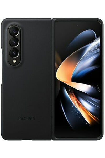 Samsung Δερμάτινη Μαύρη Θήκη Πλάτης (Galaxy Z Fold4) Κωδικός: EF-VF936LBEGWW