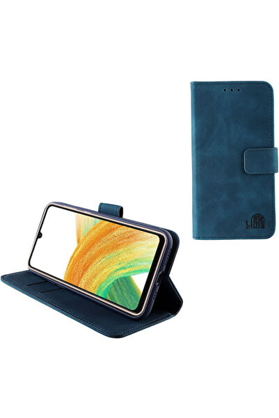 Lime&co Lime Essential Magnet Book Συνθετικό Δέρμα Σκούρο Μπλε (Galaxy A33 5G...