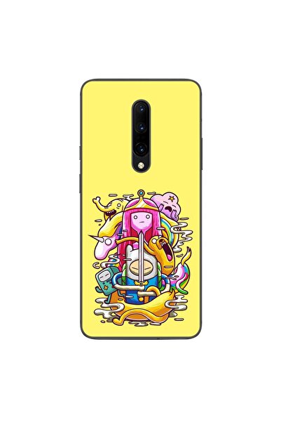 OEM Husa compatibila cu OnePlus 7 Pro Silicon Gel Tpu Model Adventure Time Po...