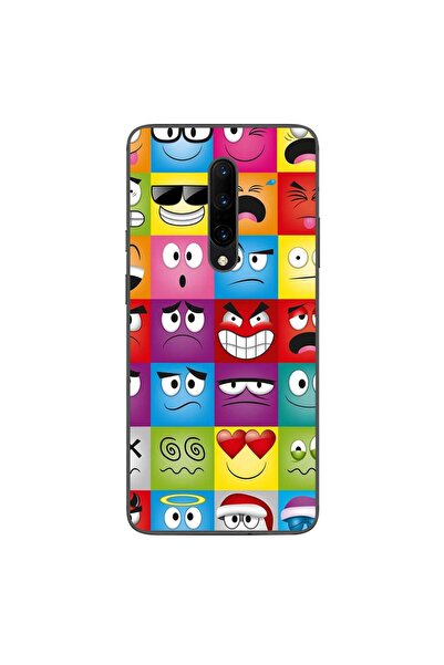 OEM Husa compatibila cu OnePlus 7 Pro Silicon Gel Tpu Model Funny Faces