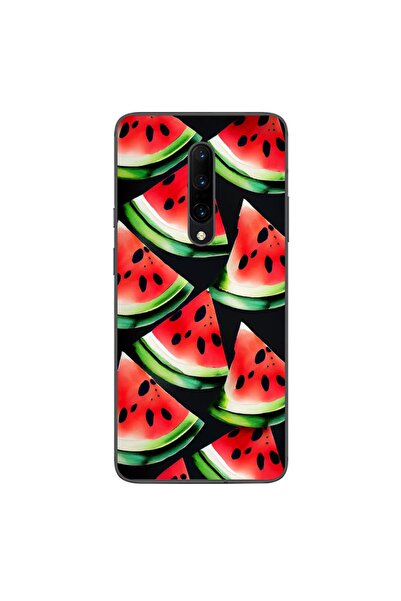 OEM Husa compatibila cu OnePlus 7 Pro Silicon Gel Tpu Model Watermelon Slices